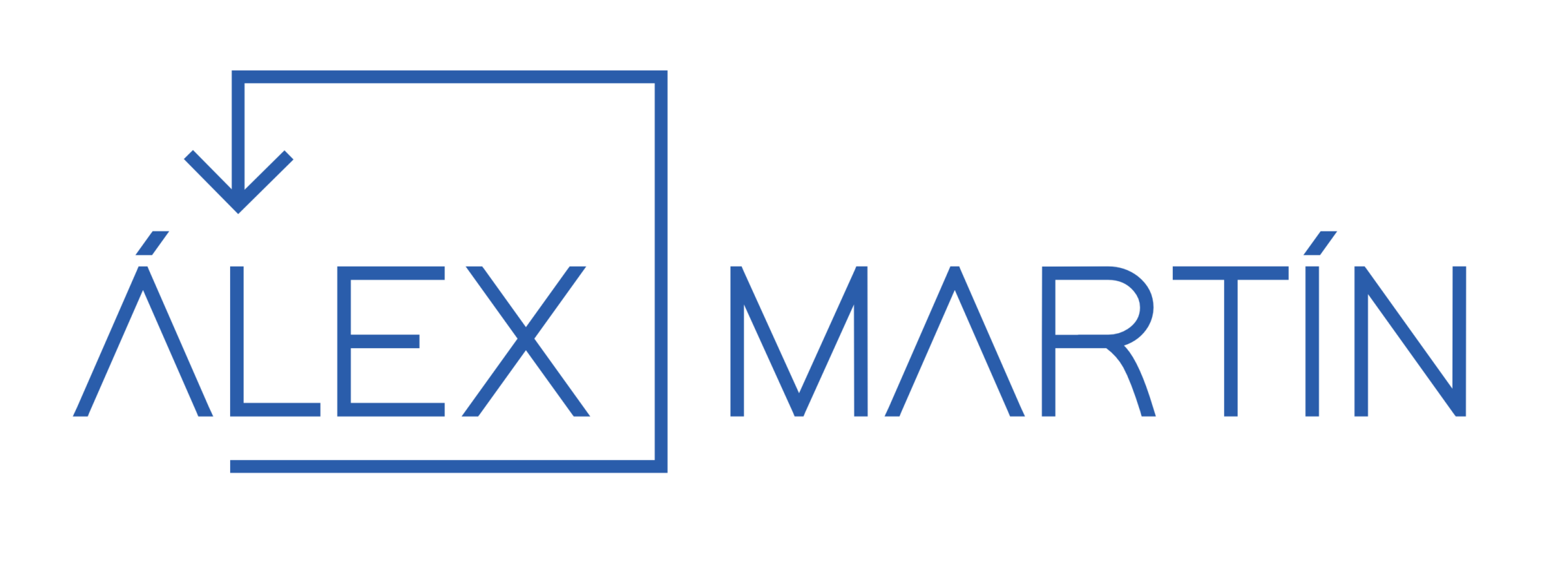 Logo azul m - Alex Martín